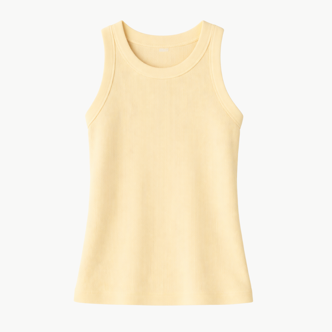 RIBBED SCOOP-NECK TANK by Vince - Romi Boutique