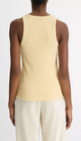 RIBBED SCOOP-NECK TANK by Vince - Romi Boutique