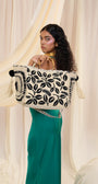 HARYALI JUTE TOTE IN BLACK by VIPUL SHAH - Romi Boutique