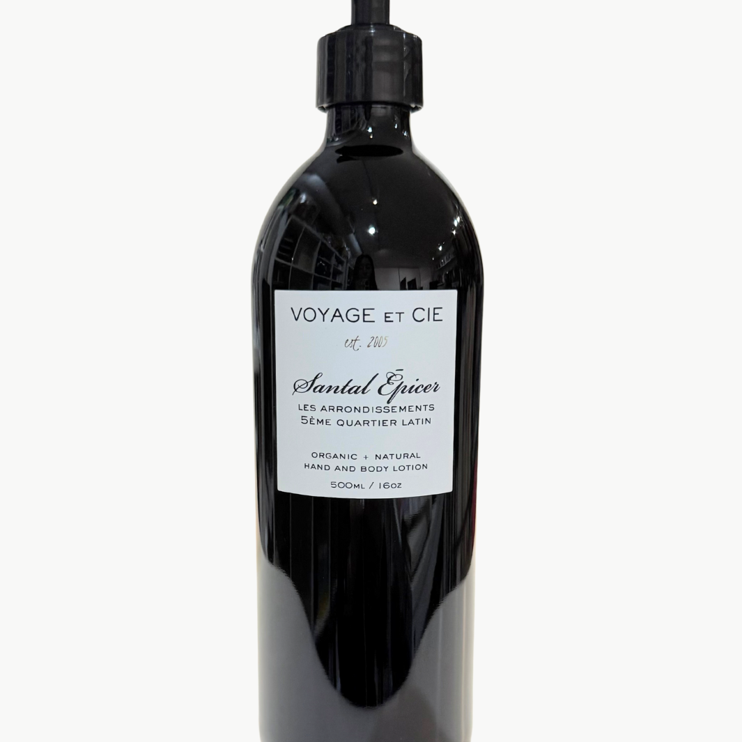 HYDRATING BODY LOTION IN ELDERFLOWER MIRON GLASS by Voyage et Cie - Romi Boutique