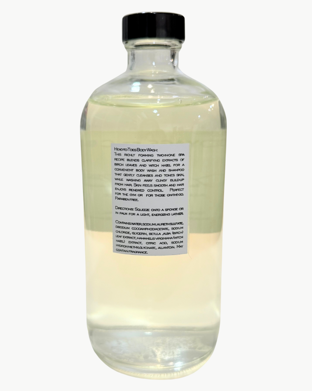 BODY WASH IN AIX PROVENCE CLEAR GLASS by Voyage et Cie - Romi Boutique