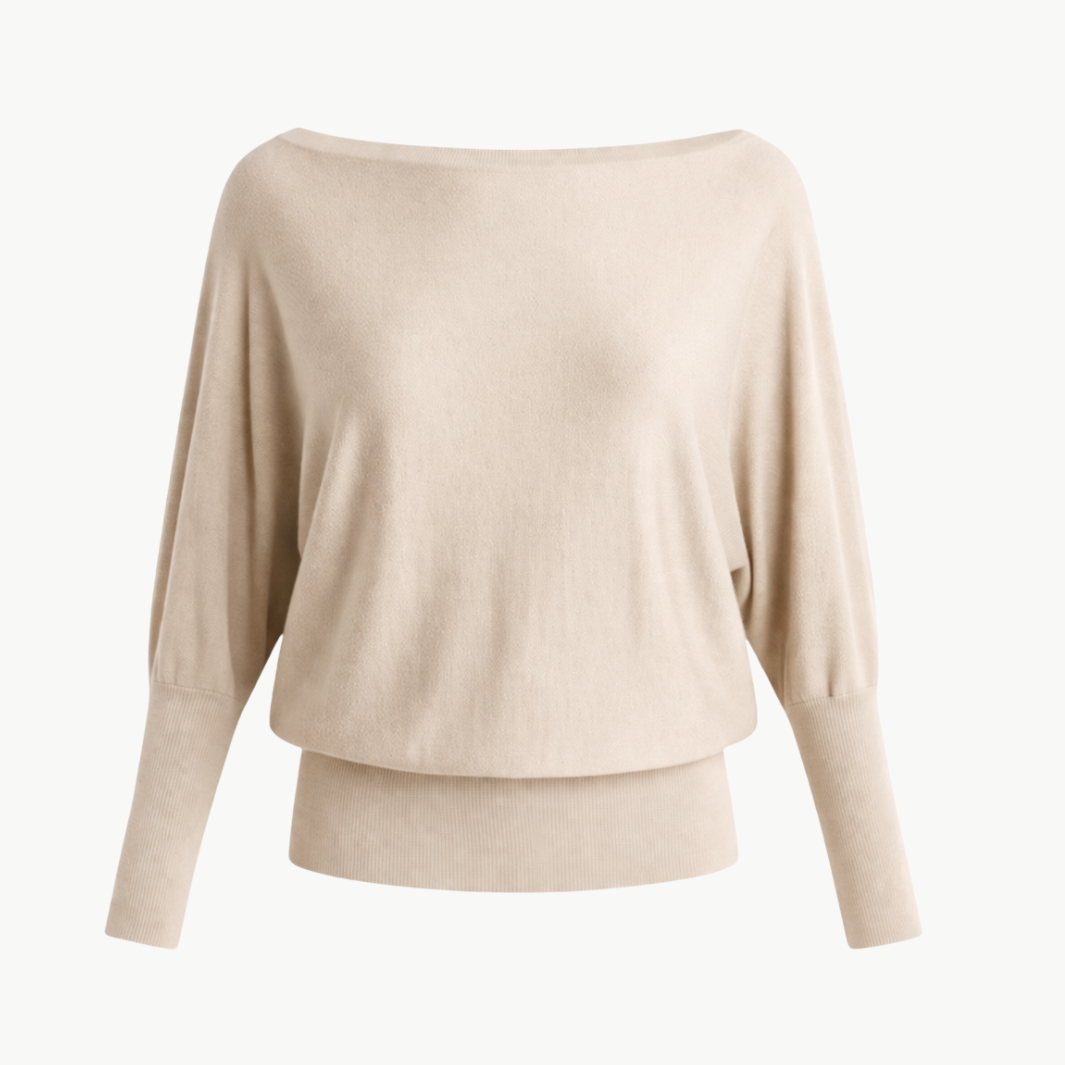 GRAYSON OFF-THE-SHOULDER SWEATER by W.Cashmere - Romi Boutique