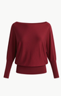 GRAYSON OFF-THE-SHOULDER SWEATER by W.Cashmere - Romi Boutique