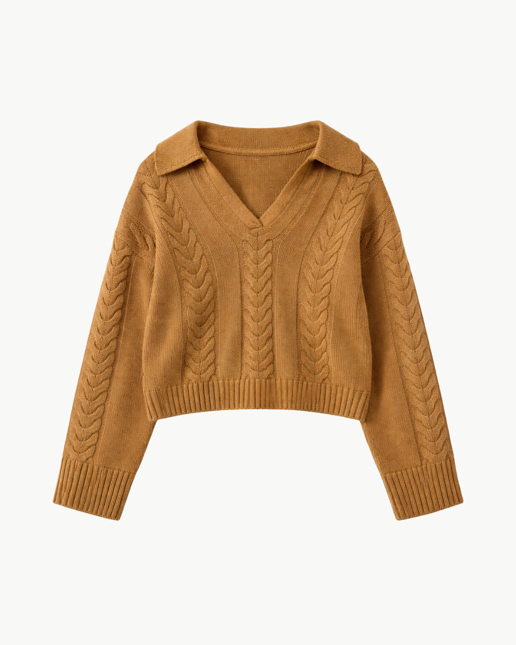 DEAN CABLE KNIT POLO PULLOVER by W.Cashmere - Romi Boutique