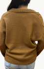 DEAN CABLE KNIT POLO PULLOVER by W.Cashmere - Romi Boutique