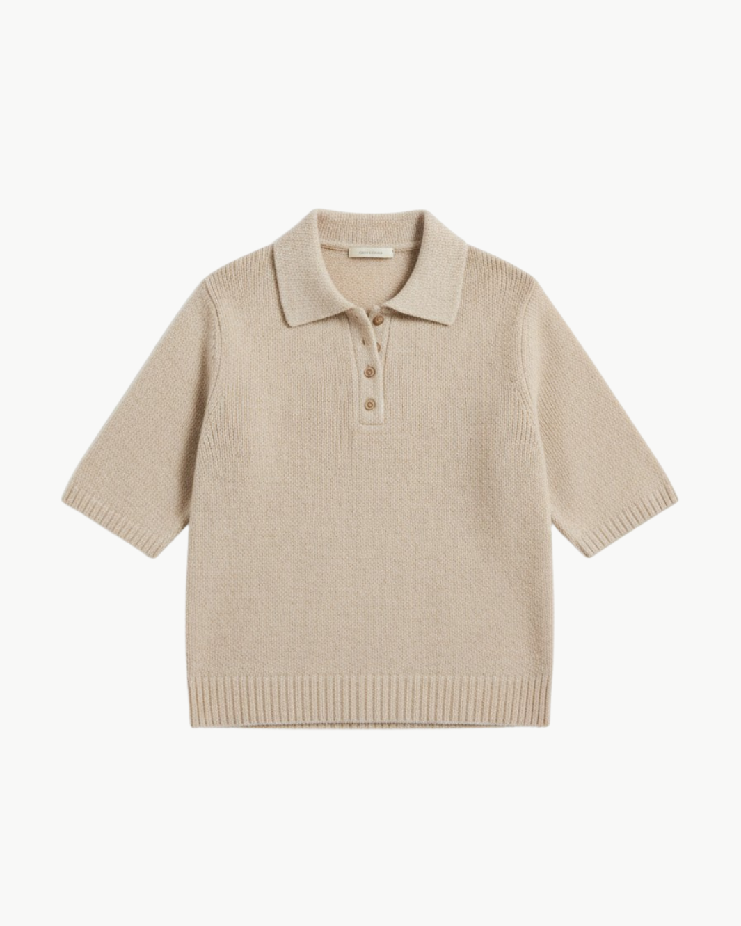 LUNA POLO SHORT SLEEVE by W.Cashmere - Romi Boutique