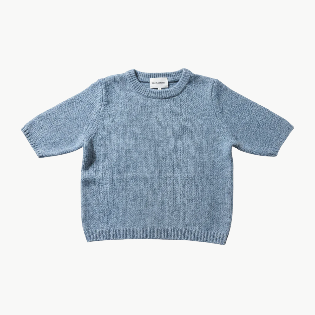 BRENDA SHORT SLEEVE PULLOVER by W.Cashmere - Romi Boutique