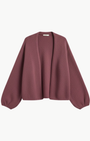 JUNIPER BALLOON-SLEEVE OPEN CARDIGAN by W.Cashmere - Romi Boutique