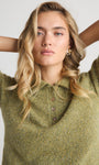 LUNA POLO SHORT SLEEVE IN MOSSY - Romi Boutique