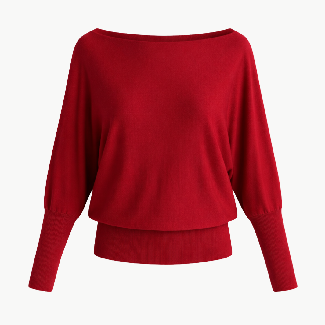 MABEL PUFF-SLEEVE CREWNECK by W.Cashmere - Romi Boutique