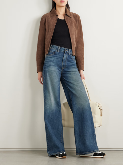 BEAUVAIS SUEDE JACKET IN CAFFE - Romi Boutique