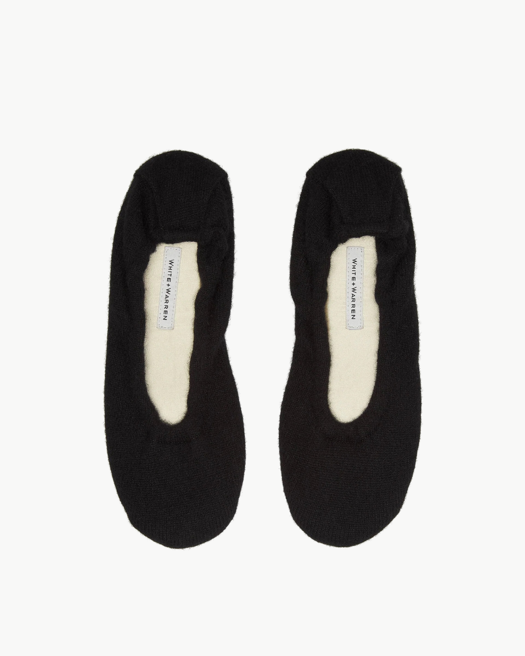 CASHMERE BALLET SLIPPER IN BLACK - Romi Boutique