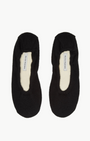 CASHMERE BALLET SLIPPER IN BLACK - Romi Boutique