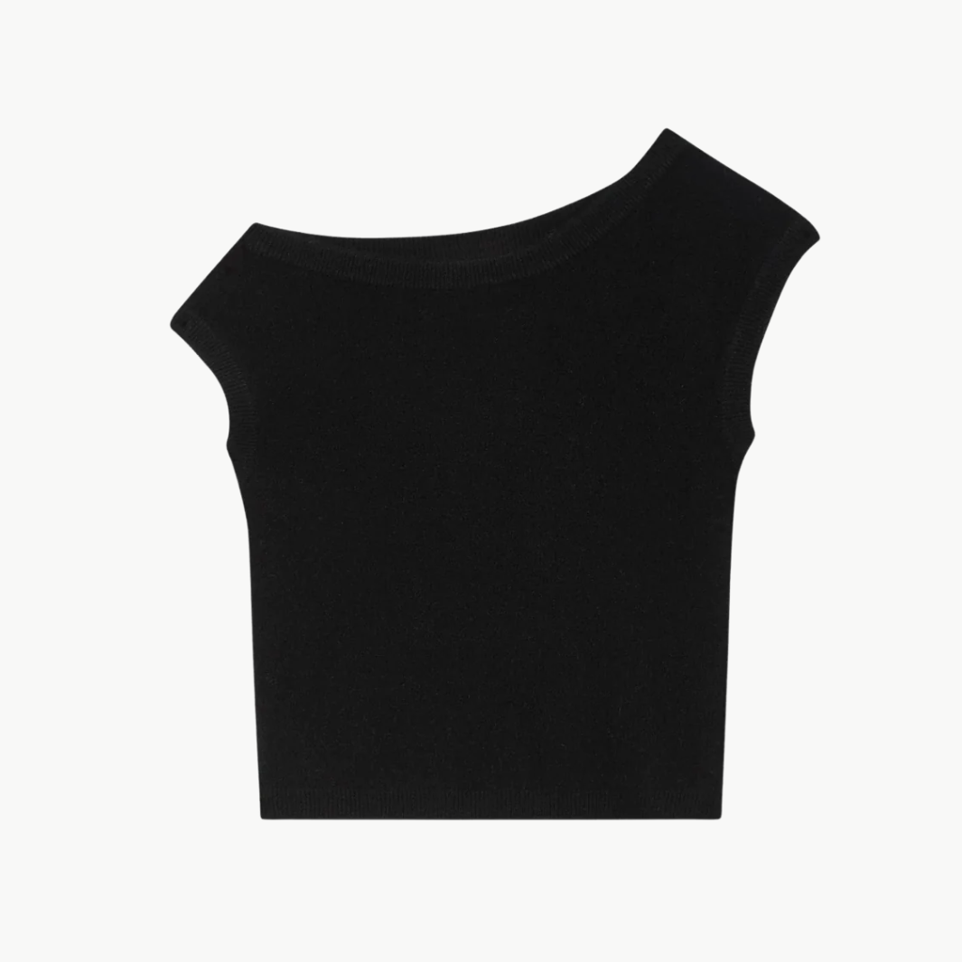 CASHMERE OFF SHOULDER TOP by White & Warren - Romi Boutique