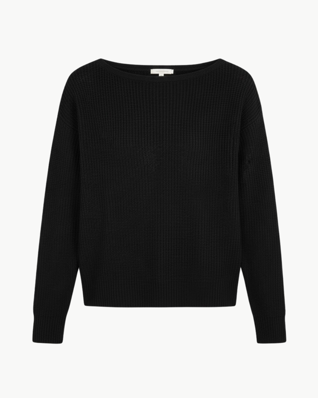 CASHMERE RIBBED BOATNECK by White & Warren - Romi Boutique