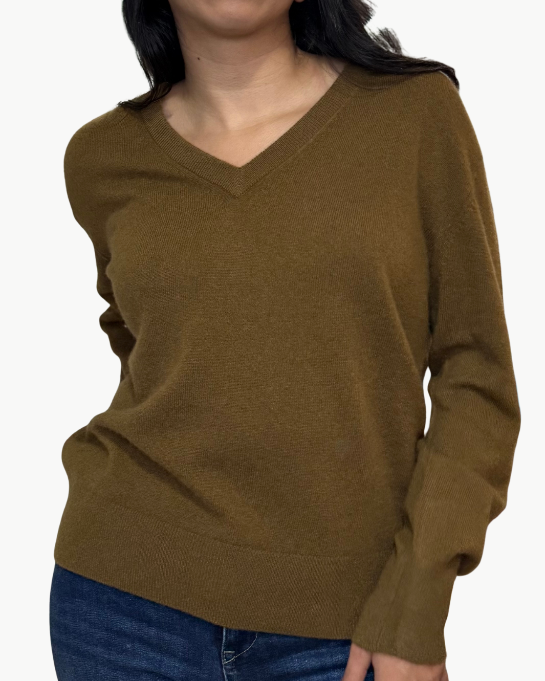 CASHMERE VNECK by White & Warren - Romi Boutique