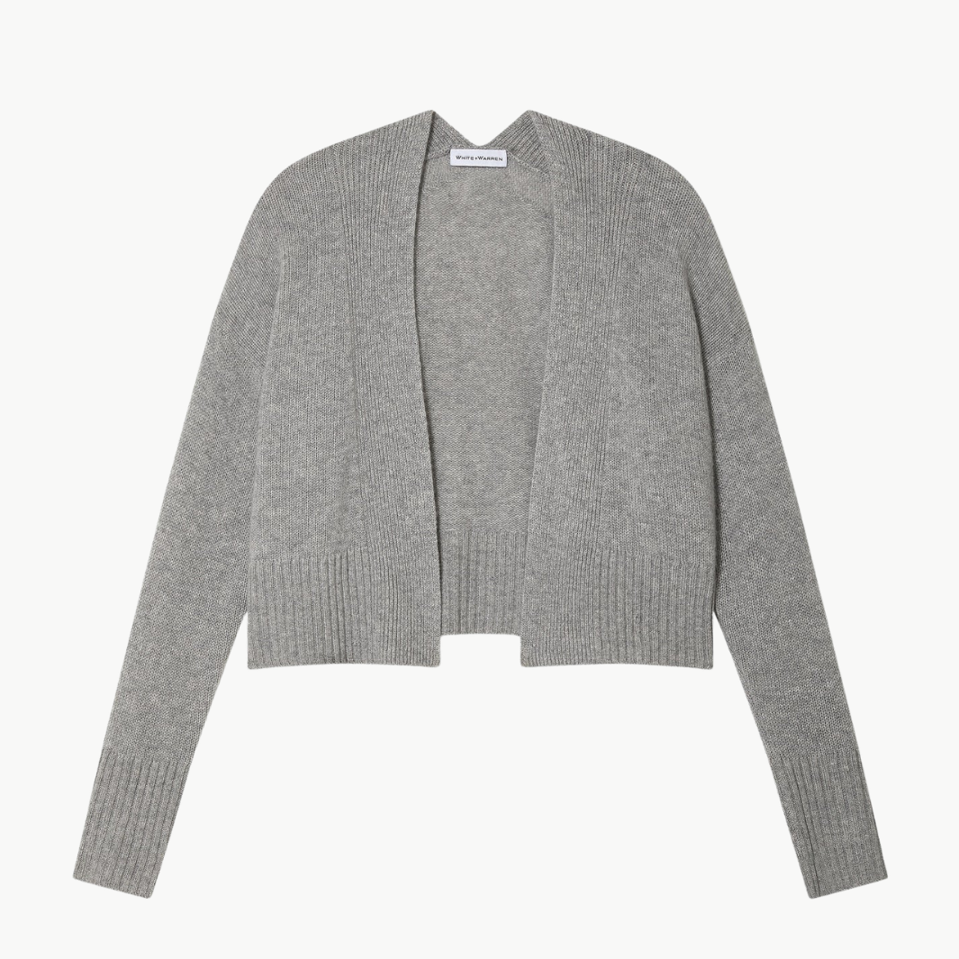 CASHMERE OPEN FRONT CARDIGAN by White & Warren - Romi Boutique