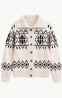 MERINO FAIR ISLE JACKET by White & Warren - Romi Boutique