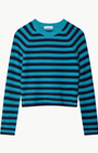 CASHMERE STRIPED SWEATSHIRT by White & Warren - Romi Boutique