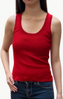 SUPERFINE MERINO RIBBED TANK TOP by White & Warren - Romi Boutique