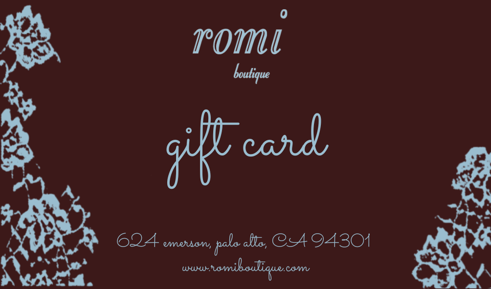 Physical Gift Card - Romi Boutique