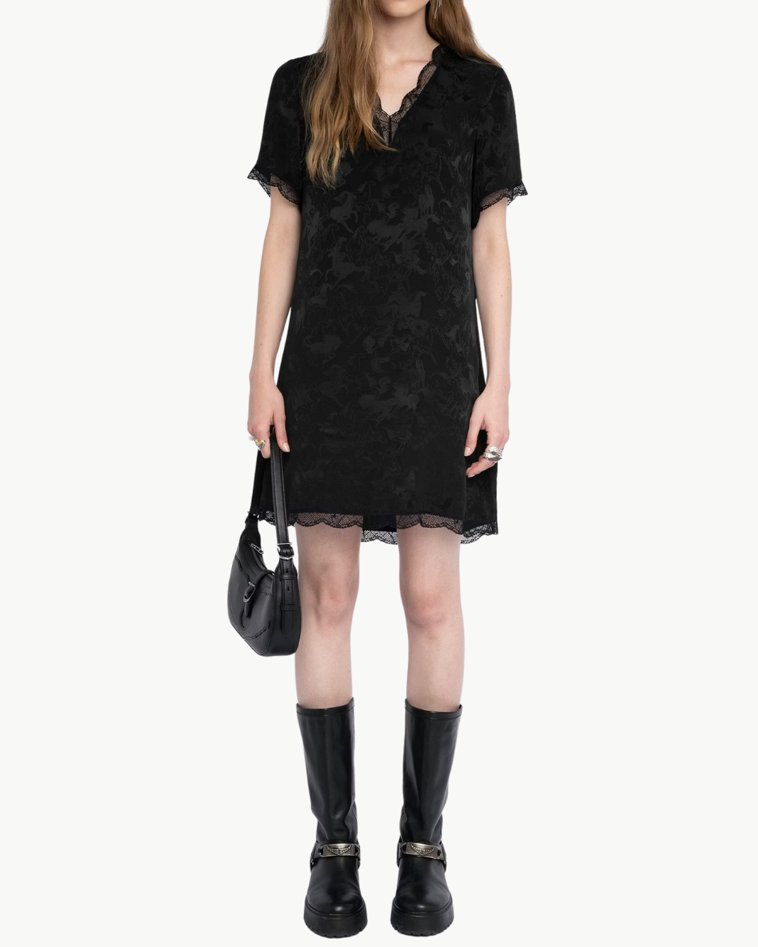 RERZO JAC HORSES IN BLACK - Romi Boutique