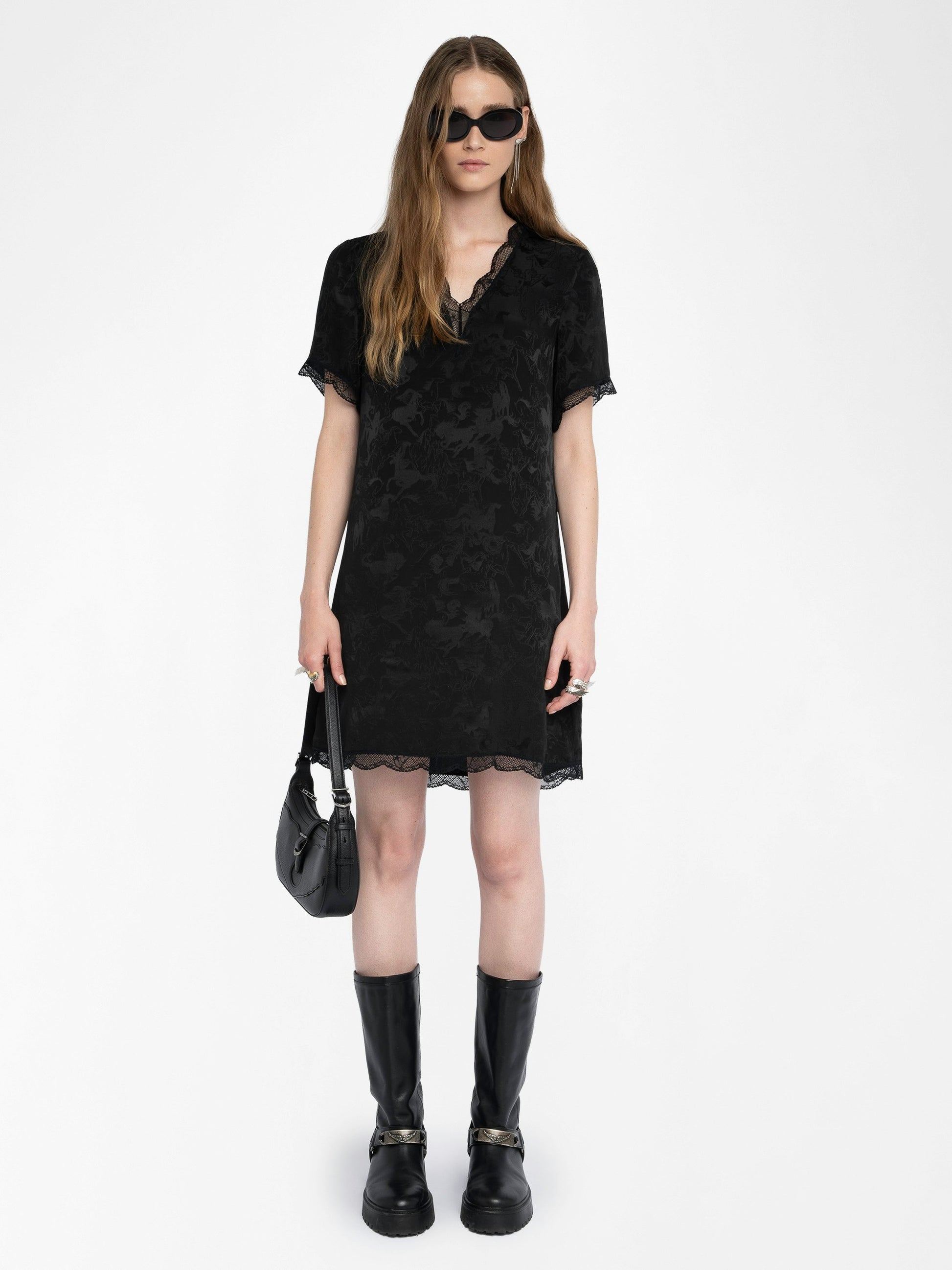 RERZO JAC HORSES IN BLACK - Romi Boutique