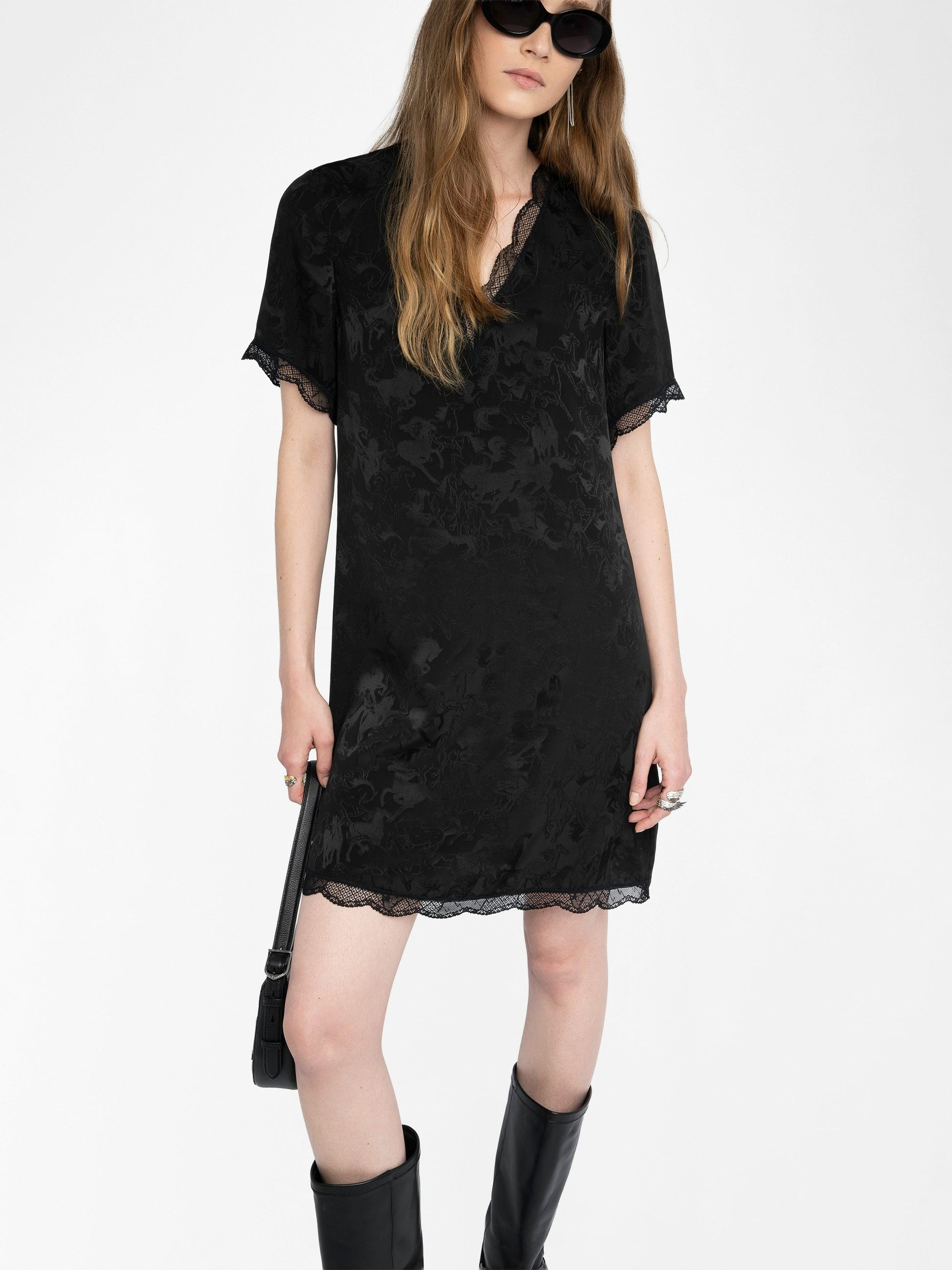 RERZO JAC HORSES IN BLACK - Romi Boutique