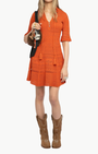 MEMPHISA DRESS IN TANGERINE - Romi Boutique