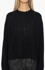 MARKUZ CASHMERE SWEATER IN BLACK - Romi Boutique