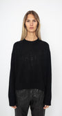 MARKUZ CASHMERE SWEATER IN BLACK - Romi Boutique