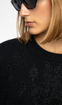 MARKUZ CASHMERE SWEATER IN BLACK - Romi Boutique