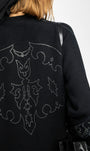 SALOMY CASHMERE CARDIGAN IN BLACK - Romi Boutique