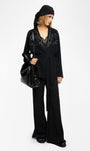 SALOMY CASHMERE CARDIGAN IN BLACK - Romi Boutique