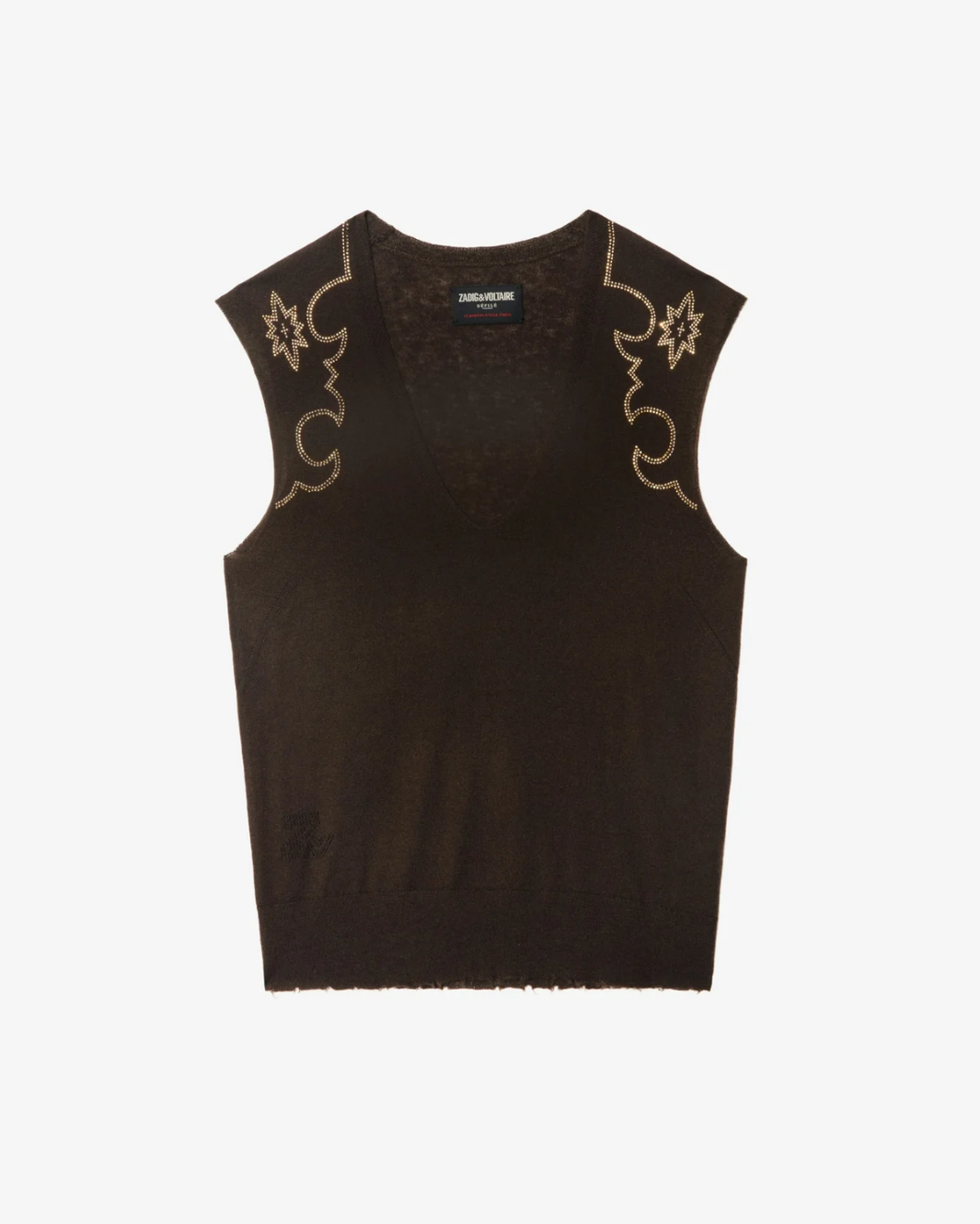 VICKY SLEEVELESS CASHMERE SWEATER by Zadig & Voltaire - Romi Boutique