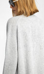 MIRKAS CASHMERE CARDIGAN IN GRIS CHINE CLAI - Romi Boutique