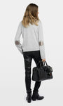 CARA SWEATER IN LIGHT GREY - Romi Boutique