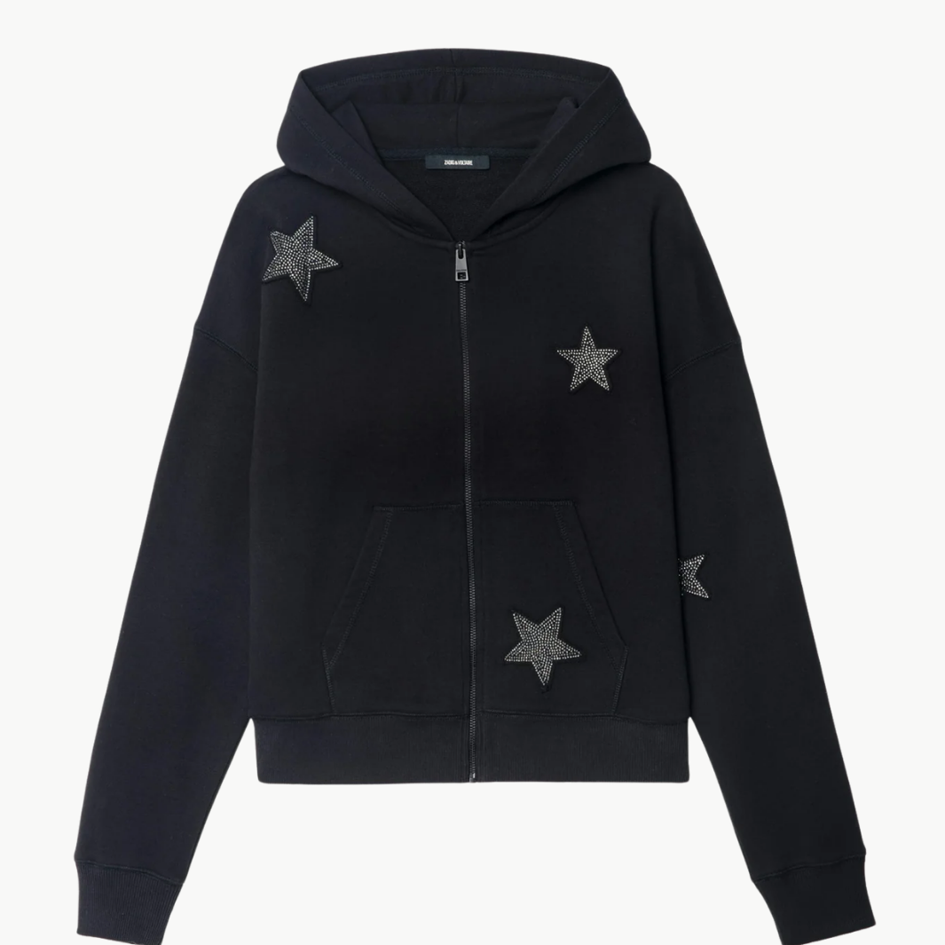 MIA DIAMANTE STARS SWEATSHIRT - Romi Boutique