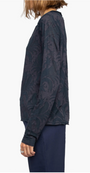 HENLEY LONG SLEEVE T-SHIRT IN ENCRE - Romi Boutique