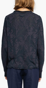 HENLEY LONG SLEEVE T-SHIRT IN ENCRE - Romi Boutique