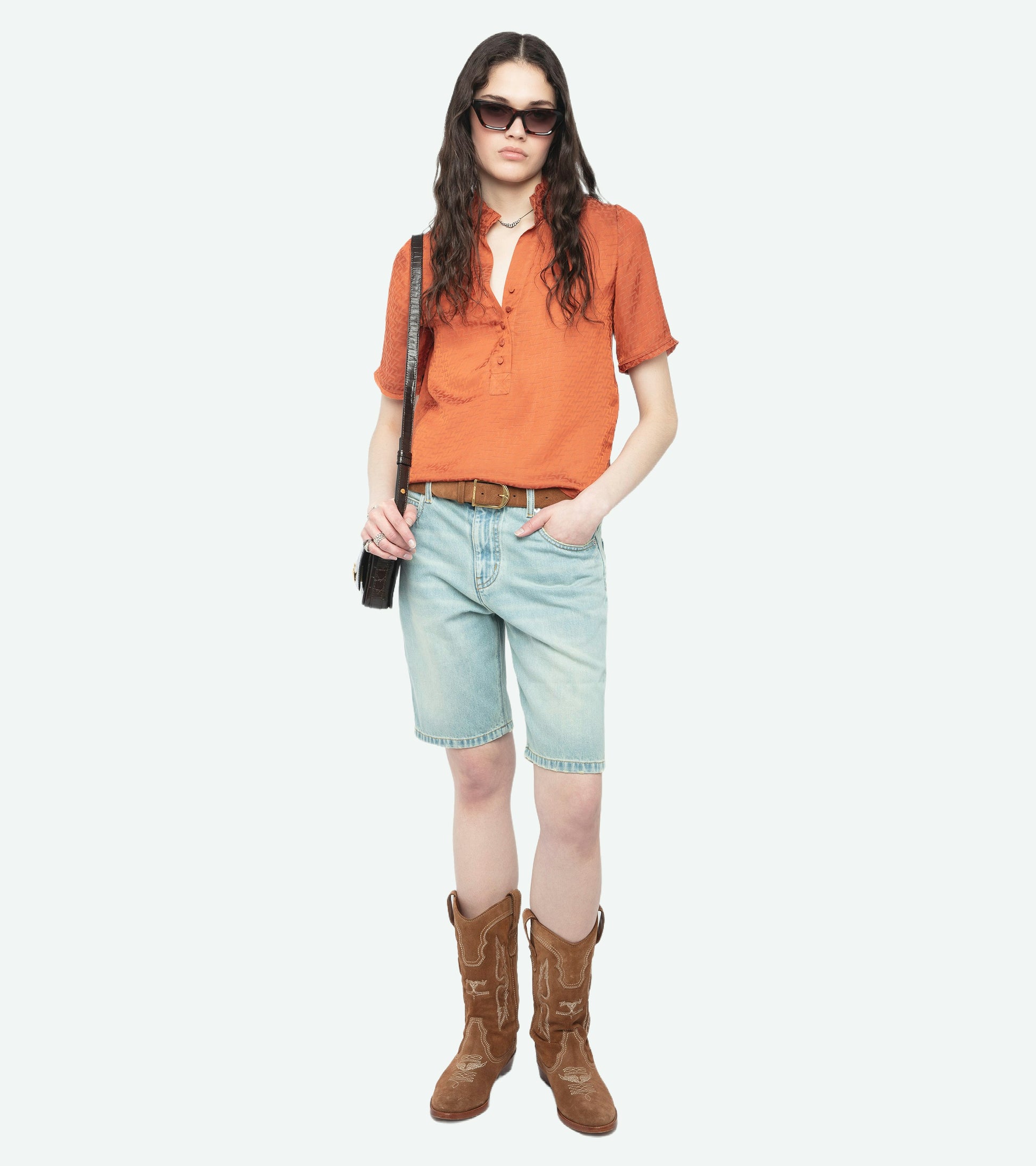 TOPHER SATIN TOP by Zadig & Voltaire - Romi Boutique