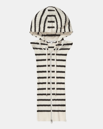 BUNNY HOODIE DICKEY IN OFF WHITE/BLACK - Romi Boutique