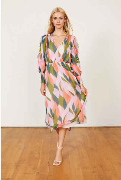 STACE LOTUS LEAVES MAXI - Romi Boutique