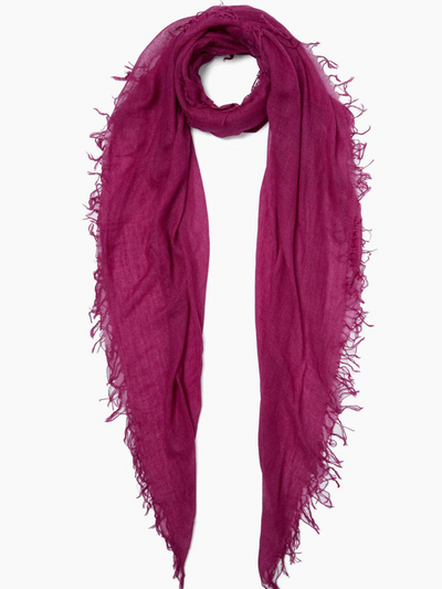CASHMERE AND SILK SCARF IN ROSE SORBET - Romi Boutique