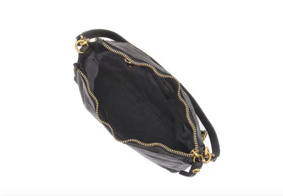 LETO SMALL SHOULDER BAG IN BLACK - Romi Boutique