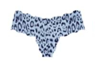 PRINTED NEVER SAY NEVER CUTIE LOW RISE THONG - Romi Boutique