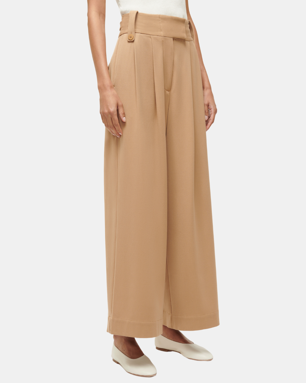 RUTH PANT IN CAMEL - Romi Boutique