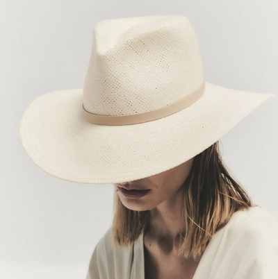 SHERMAN HAT IN NATURAL - Romi Boutique