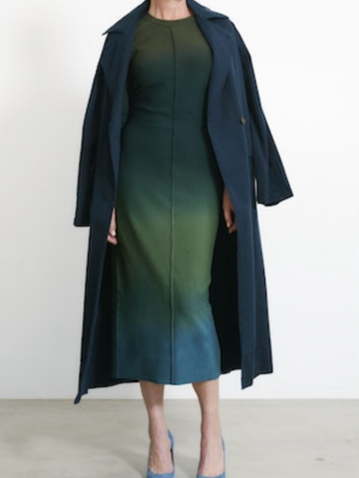 ASTER COAT IN TEAL - Romi Boutique