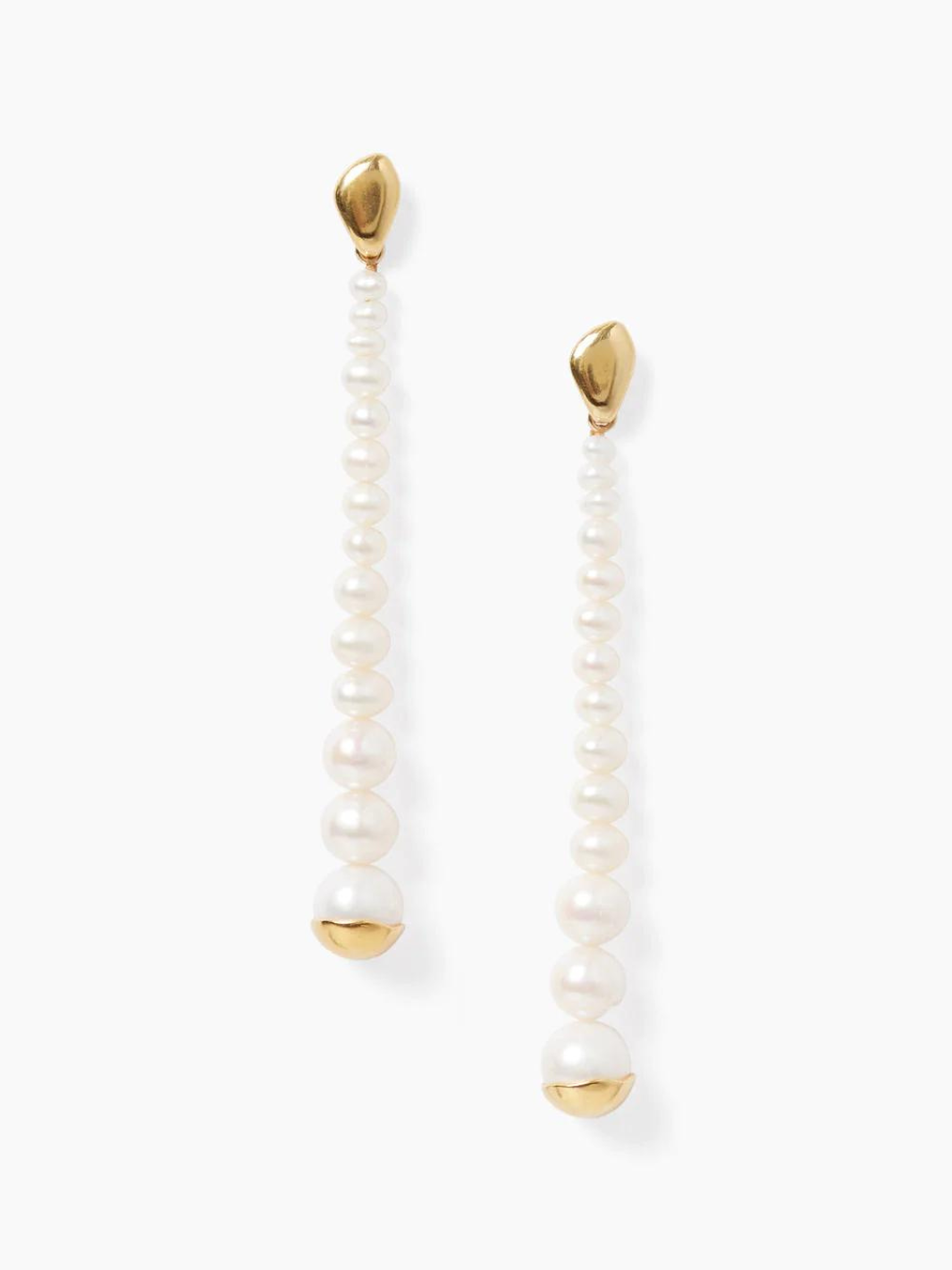 MARION DROP EARRINGS WHITE PEARL - Romi Boutique